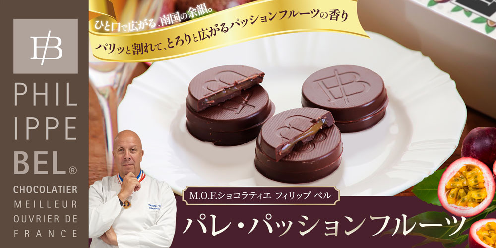【MOF フィリップ ベル】パレ・パッションフルーツ 約200g