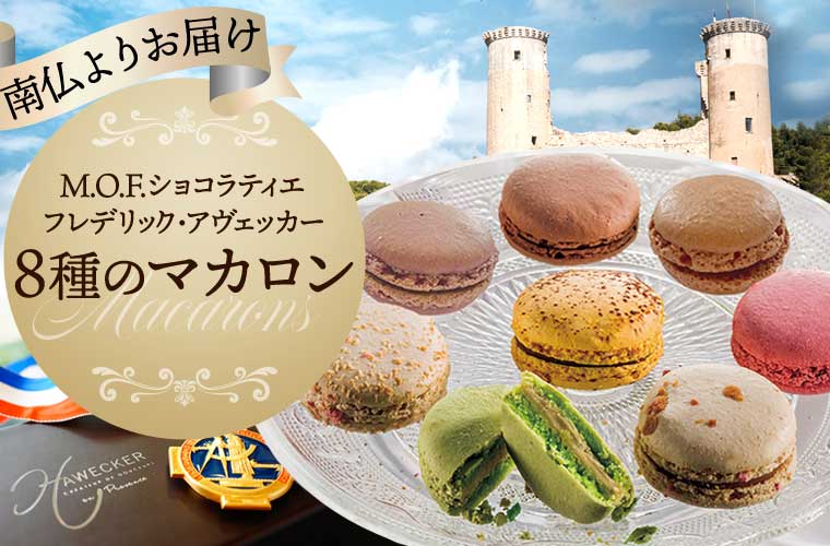 【MOF フレデリック アヴェッカー】8種のマカロン